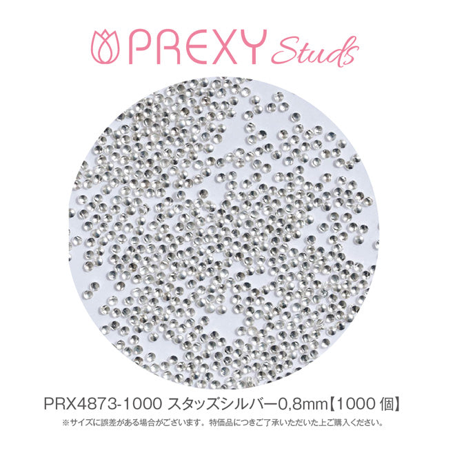 PREXY STUDS SILVER 0.8mm PRX4873