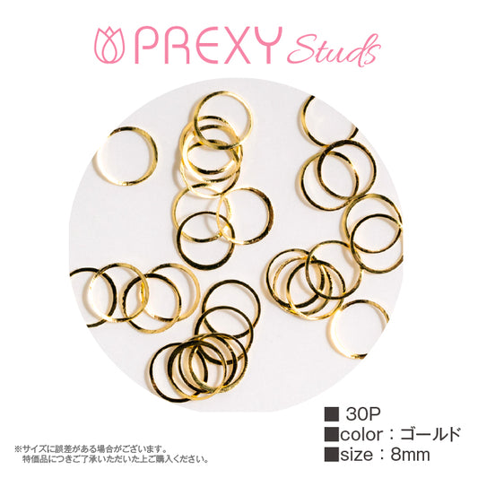 CURVED FRAME ROUND GOLD