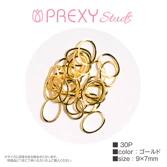 CURVED FRAME OVAL GOLD