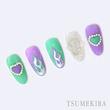 Load image into Gallery viewer, TSUMEKIRA NANAKO × METALLIC FLAME SILVER | SG-NAK-101