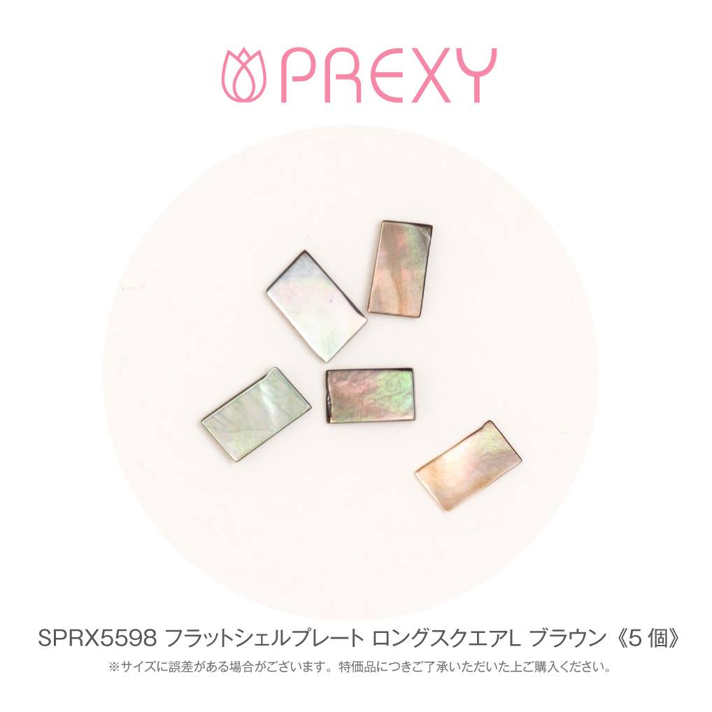 SHELL PLATE FLAT LONG SQUARE (L) BROWN SPRX5598