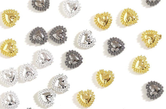 VINTAGE HEART DARK SILVER SPRX6271