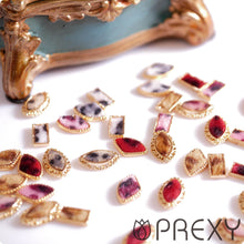 Load image into Gallery viewer, LEOPARD FUR STONE MIX SET RED SPRX6569