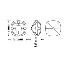 Load image into Gallery viewer, SWAROVSKI 4460 MYSTIC SQUARE IRIS