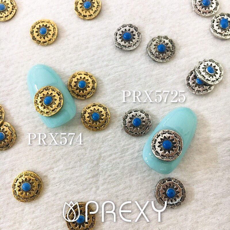 METAL CONCHO #2 ROUND SILVER PRX5725