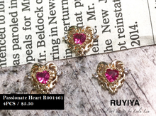Load image into Gallery viewer, GOLD PASSIONATE HEART R001461