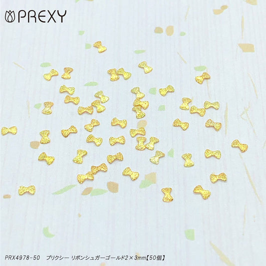 PREXY RIBBON SUGAR GOLD PRX4978