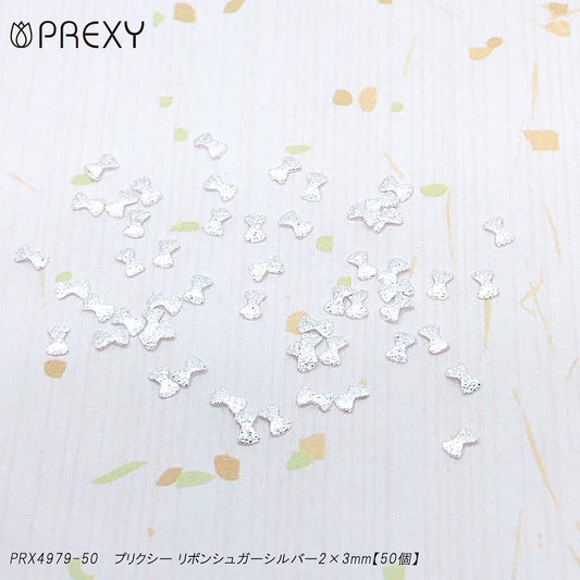 PREXY RIBBON SUGAR SILVER PRX4979