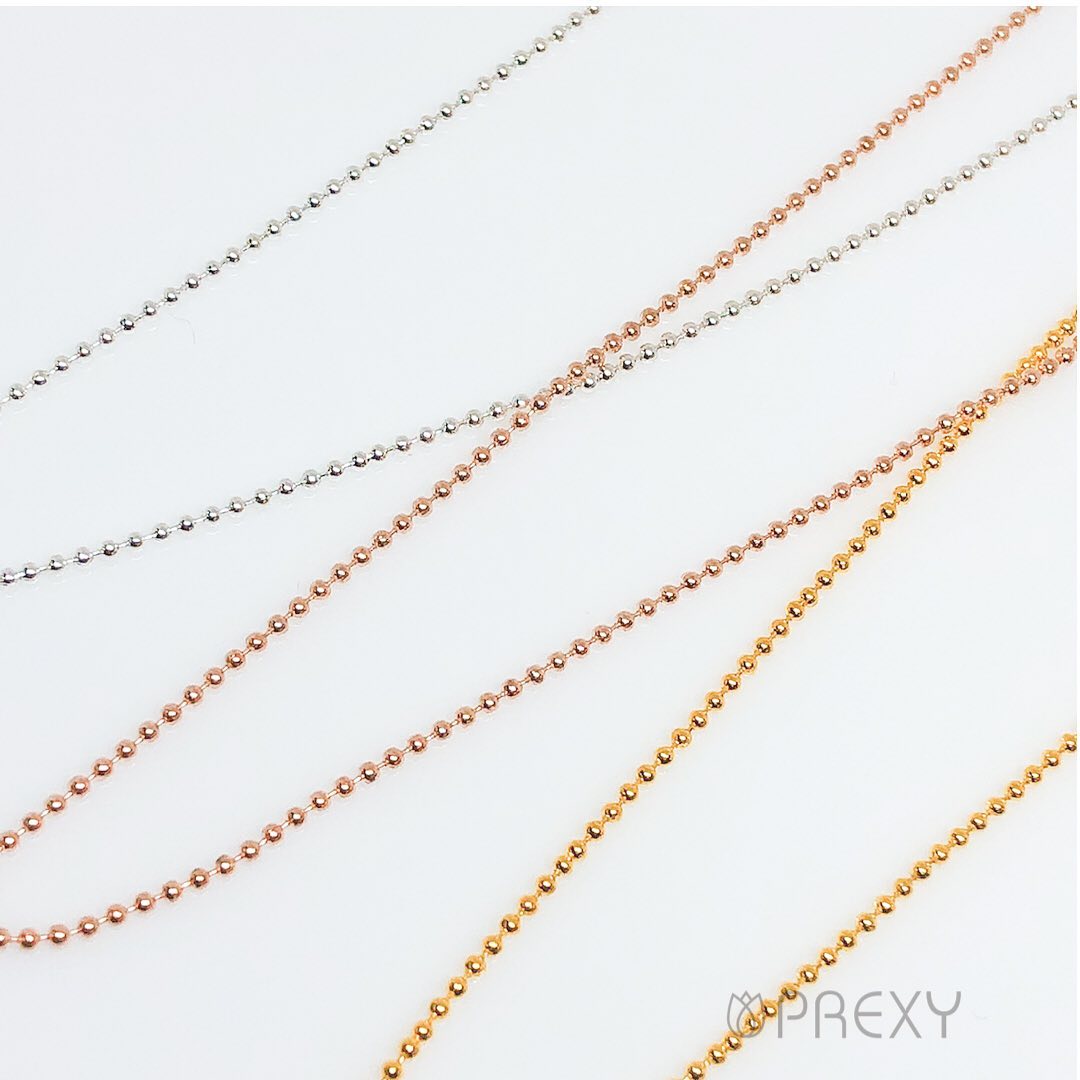 BALL CHAIN PINK GOLD PRX7057