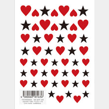 Load image into Gallery viewer, TSUMEKIRA LOVE ETOILE RED & BLACK | NN-RXF-104