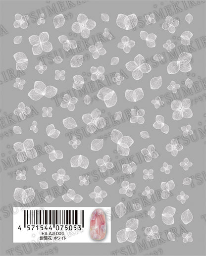 TSUMEKIRA 【ES】  HYDRANGEA WHITE | ES-AJI-004