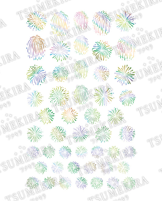 TSUMEKIRA 【ES】  FIREWORKS RAINBOW | ES-FIW-003