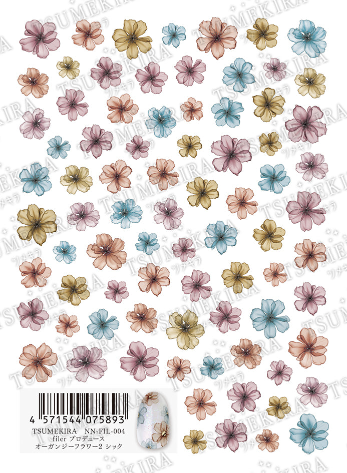 TSUMEKIRA FILER × ORGANDY FLOWER CHIC | NN-FIL-004
