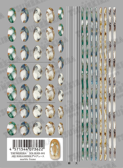 TSUMEKIRA AKI HARASHIMA × MARBLE FRAME | NN-HAR-001