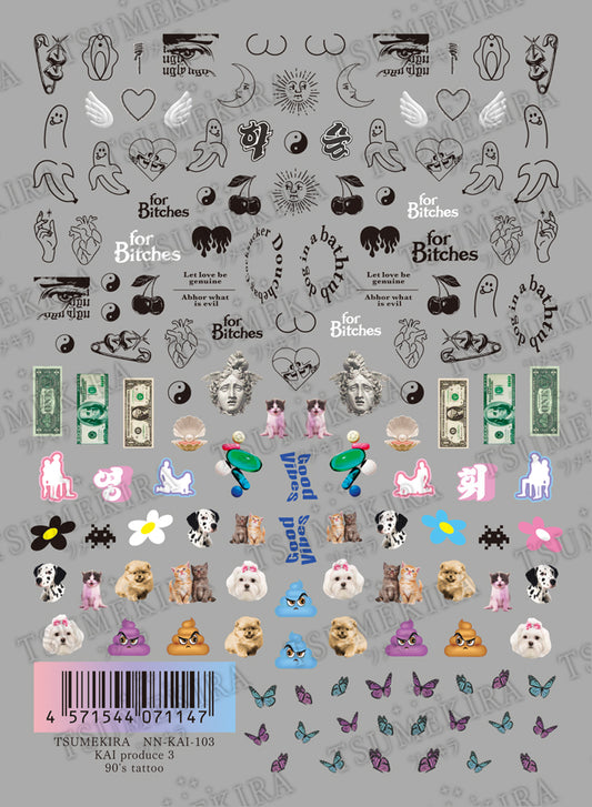 TSUMEKIRA KAI × 90'S TATTOO | NN-KAI-103