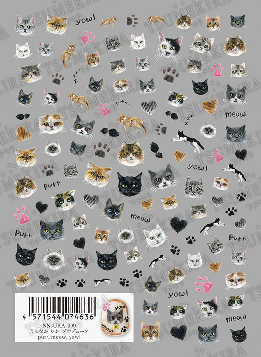 TSUMEKIRA URANAKA RIKA × PURR, MEOW, YOWL  | NN-URA-009