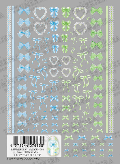 TSUMEKIRA SWEET RIBBON MIX (BLUE & GREEN) | NN-YRS-004