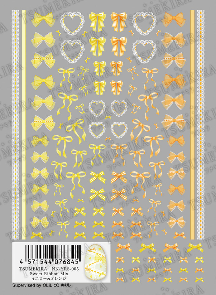 TSUMEKIRA SWEET RIBBON MIX (YELLOW & ORANGE) | NN-YRS-005