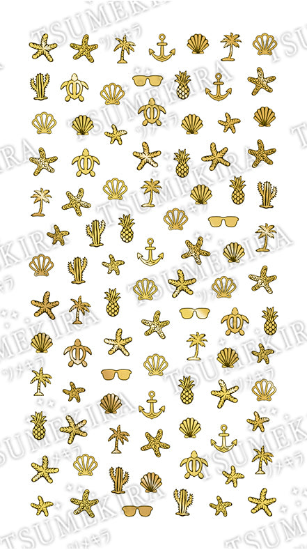 TSUMEKIRA 【NOBLE】  SUMMER PARTS GOLD | NO-SMP-001