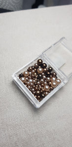 ROUND PEARLS IN ASSORTED SIZE (9 COLOURS)