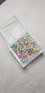 ROUND PEARLS IN ASSORTED SIZE (9 COLOURS)