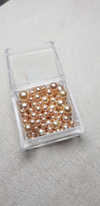 ROUND PEARLS IN ASSORTED SIZE (9 COLOURS)