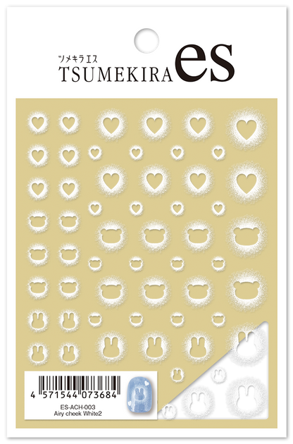 TSUMEKIRA 【ES】 AIRY CHEEK WHITE 2 | ES-ACH-003