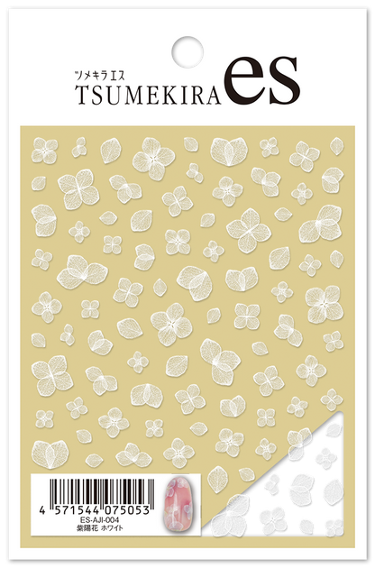TSUMEKIRA 【ES】  HYDRANGEA WHITE | ES-AJI-004
