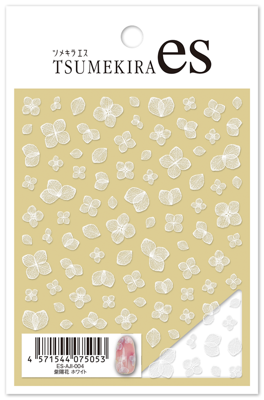 TSUMEKIRA 【ES】  HYDRANGEA WHITE | ES-AJI-004