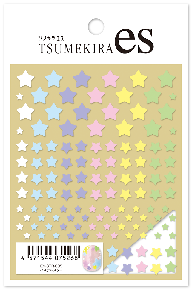 TSUMEKIRA 【ES】  PASTEL STAR | ES-STR-005