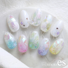 Load image into Gallery viewer, TSUMEKIRA 【ES】 PASTEL SNOW | ES-YUK-013
