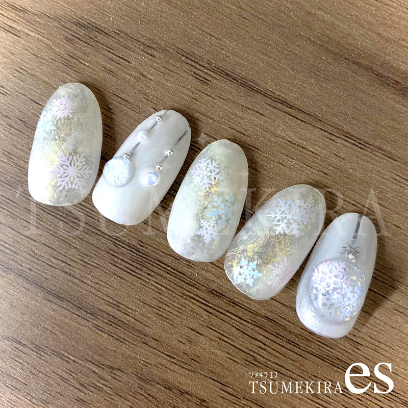 TSUMEKIRA 【ES】 PASTEL SNOW | ES-YUK-013