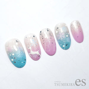 TSUMEKIRA 【ES】 PASTEL SNOW | ES-YUK-013