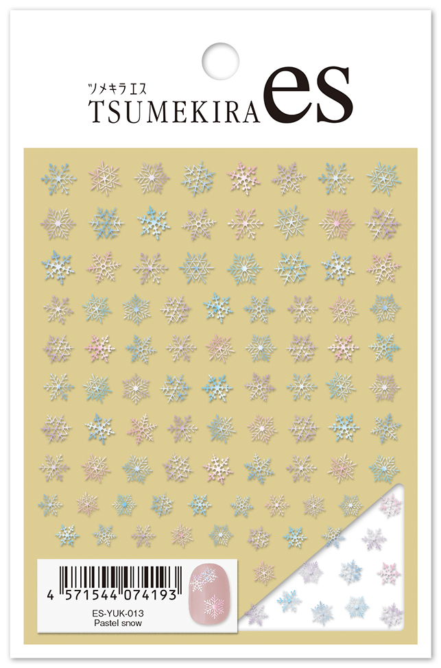 TSUMEKIRA 【ES】 PASTEL SNOW | ES-YUK-013