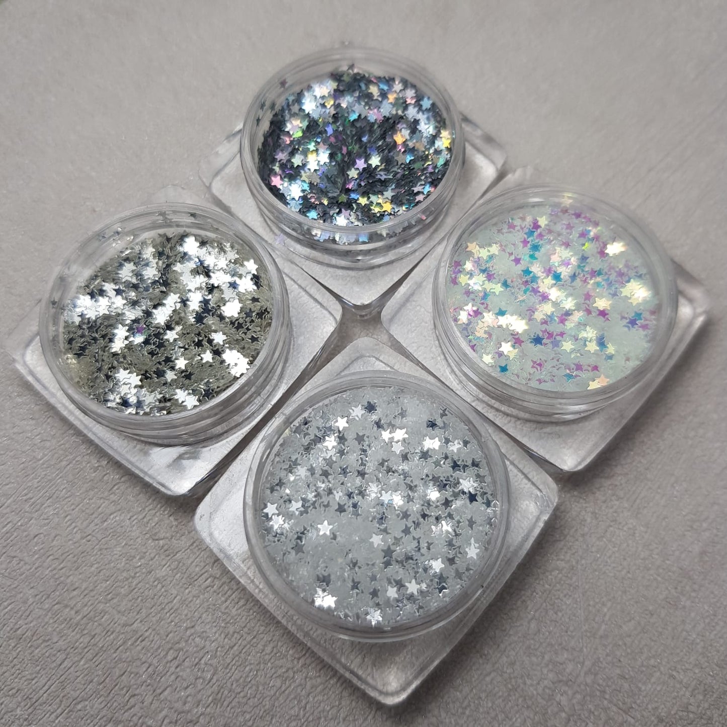 ASSORTED MINI DISCO STARS SET [4 COLORS]