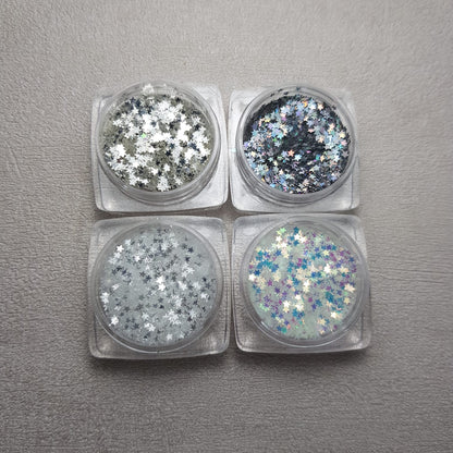 ASSORTED MINI DISCO STARS SET [4 COLORS]