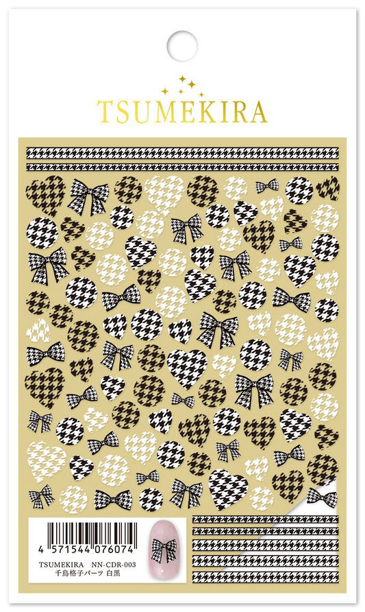 TSUMEKIRA HOUNDSTOOTH PARTS MONO | NN-CDR-003