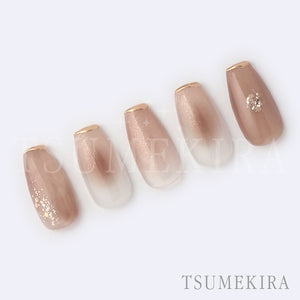 TSUMEKIRA AYA × CHEEK NAIL NUT BROWN | NN-CEK-001