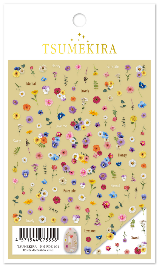 TSUMEKIRA FLOWER DECORATION VIVID | NN-FDE-001