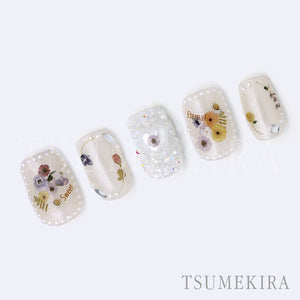 TSUMEKIRA FLOWER DECORATION DARK | NN-FDE-002