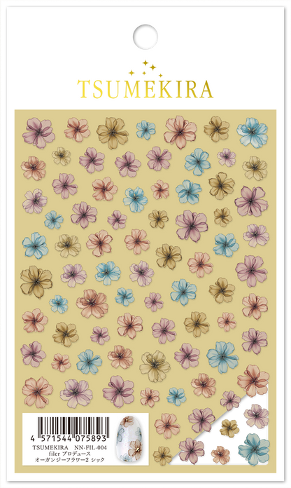 TSUMEKIRA FILER × ORGANDY FLOWER CHIC | NN-FIL-004