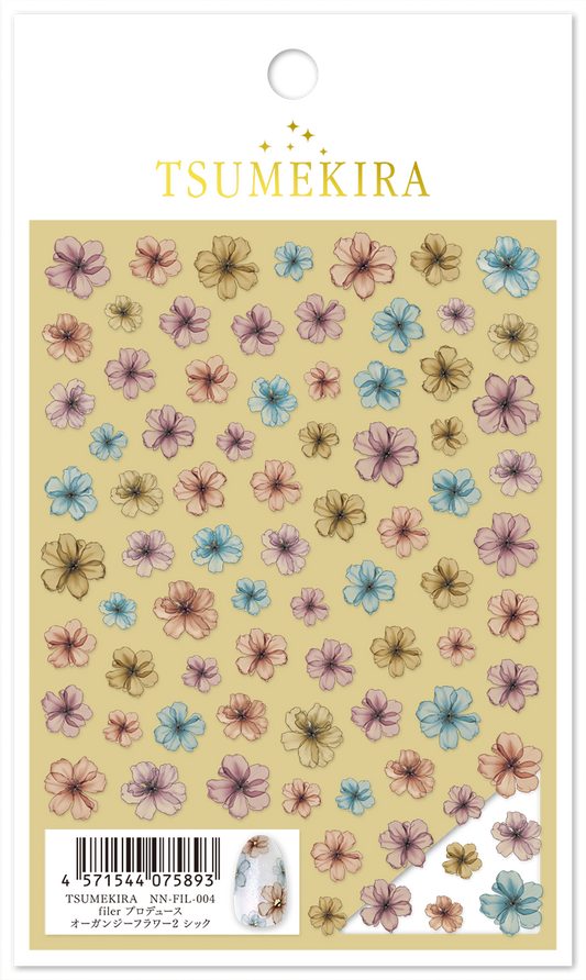 TSUMEKIRA FILER × ORGANDY FLOWER CHIC | NN-FIL-004