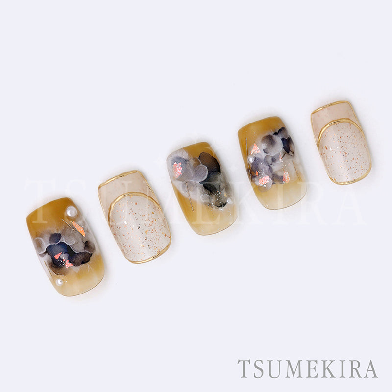 TSUMEKIRA INK ART WHITE GREY | NN-INK-005