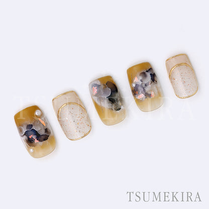 TSUMEKIRA INK ART WHITE GREY | NN-INK-005