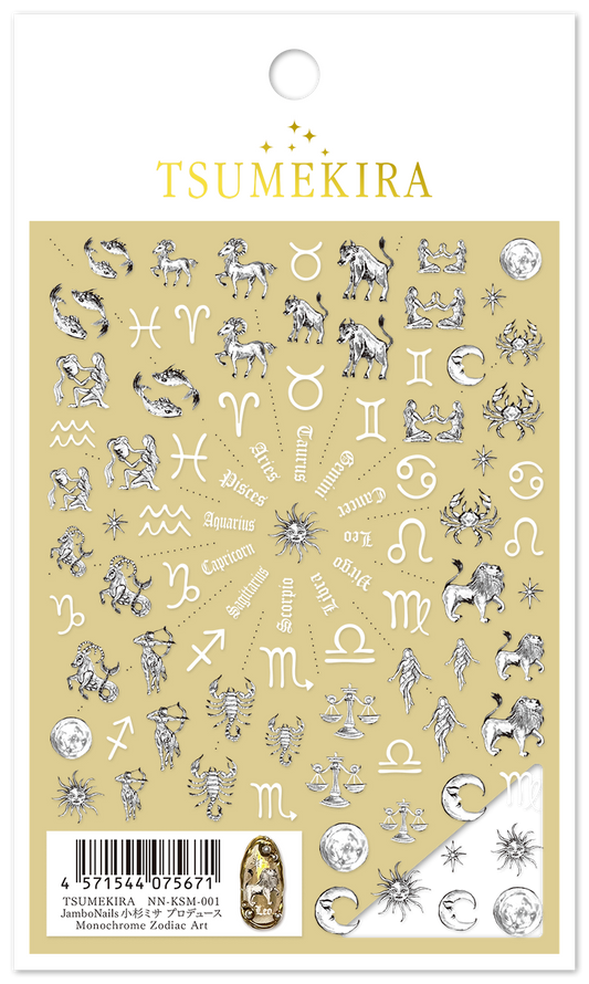 TSUMEKIRA JAMBONAILS MISA KOSUGI × MONOCHROME ZODIAC ART | NN-KSM-001