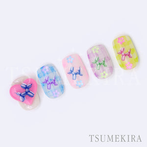 TSUMEKIRA MAI × COLORFUL GUMMY BEAR AND BALLOON DOG | NN-MAI-001