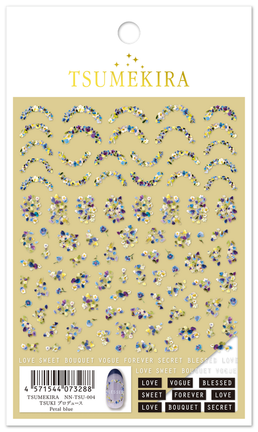 TSUMEKIRA TSUKI × PETAL BLUE | NN-TSU-004