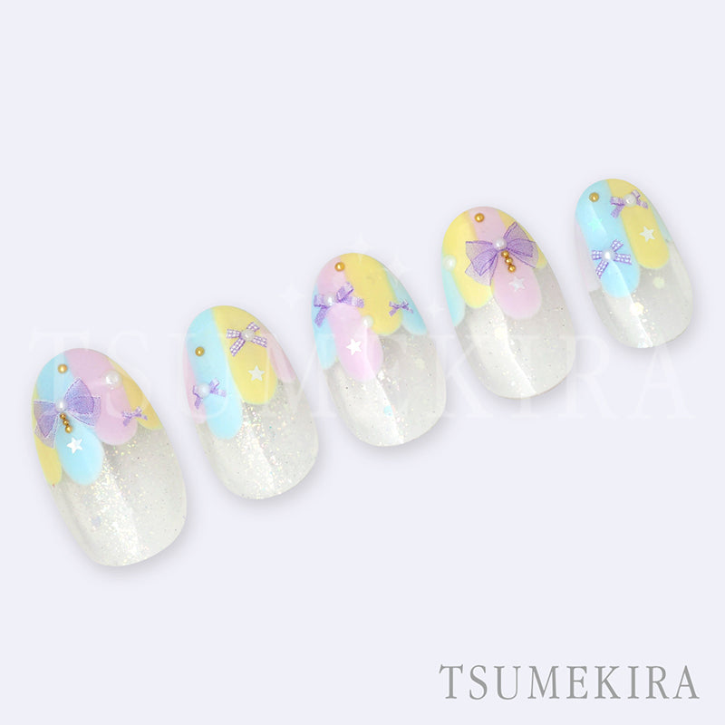 TSUMEKIRA SWEET RIBBON MIX (RED & PURPLE) | NN-YRS-003