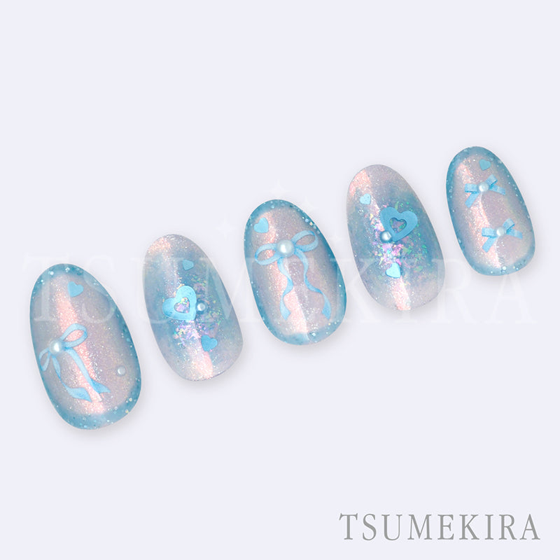 TSUMEKIRA SWEET RIBBON MIX (BLUE & GREEN) | NN-YRS-004