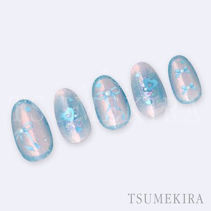 TSUMEKIRA SWEET RIBBON MIX (BLUE & GREEN) | NN-YRS-004